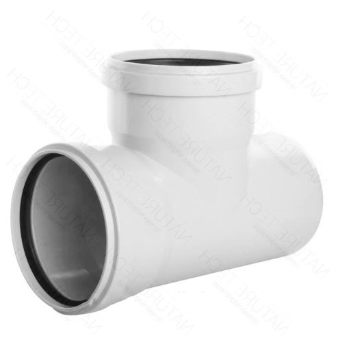 מחבר T (טי)  UPVC לבן קוטר 4 צול (110 ממ)