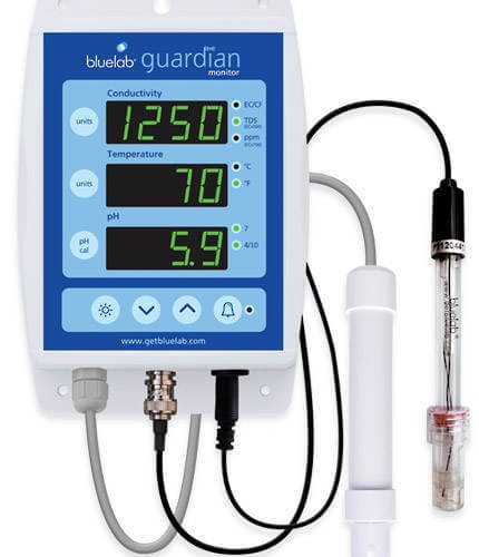 מודד מוליכות (EC) וחומציות (PH) משולב | Bluelab Guardian