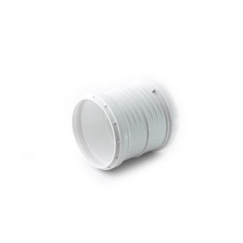 מחבר כפול, מופה 4 צול (110 מ"מ) צבע לבן