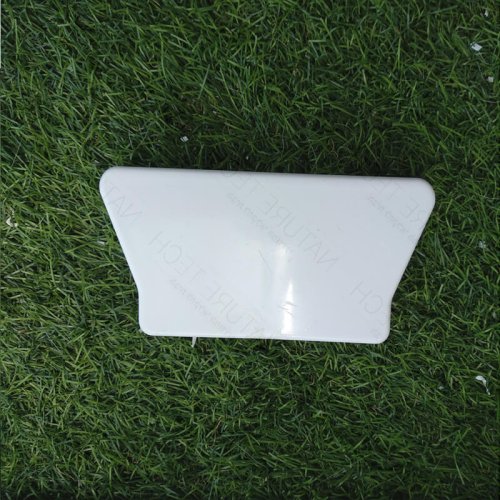 פקק סוף PVC לבן טרפזי לתעלת גידול הידרו בשיטת NFT | 118X50 מ"מ