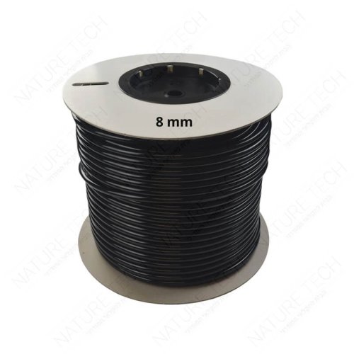 צינור מים 8 מ"מ שחור ("3/8) לאוסמוזה הפוכה - PE דרג מזון - לפי מטר