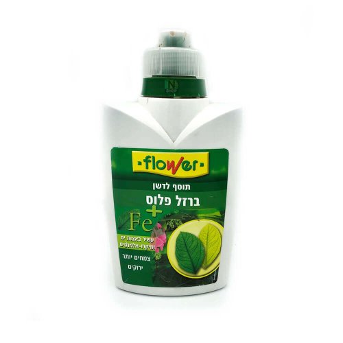 ברזל פלוס תוסף לדשן +FE של FLOWER עשיר באצות ים ומיקרו-אלמנטים 500 מ"ל