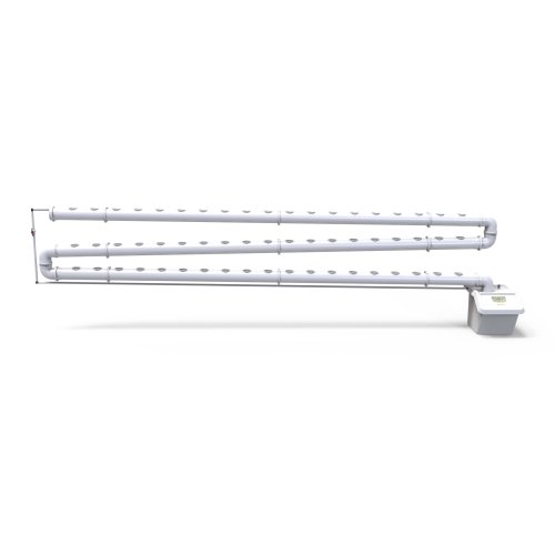 ערכה לבניית מערכת הידרופונית אנכית לגידול 57 צמחים - רוחב 4 מטר, 3 קומות