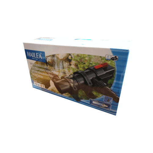 מסנן UV לטיפול בירוקת במאגר עד 9000 ליטר | Hailea UV-11