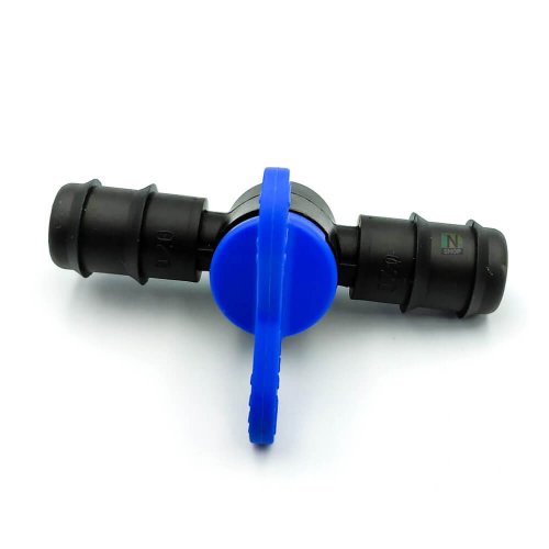 ברז שן פלסטיק 20 מ"מ - לחיבור צינור משני הצדדים