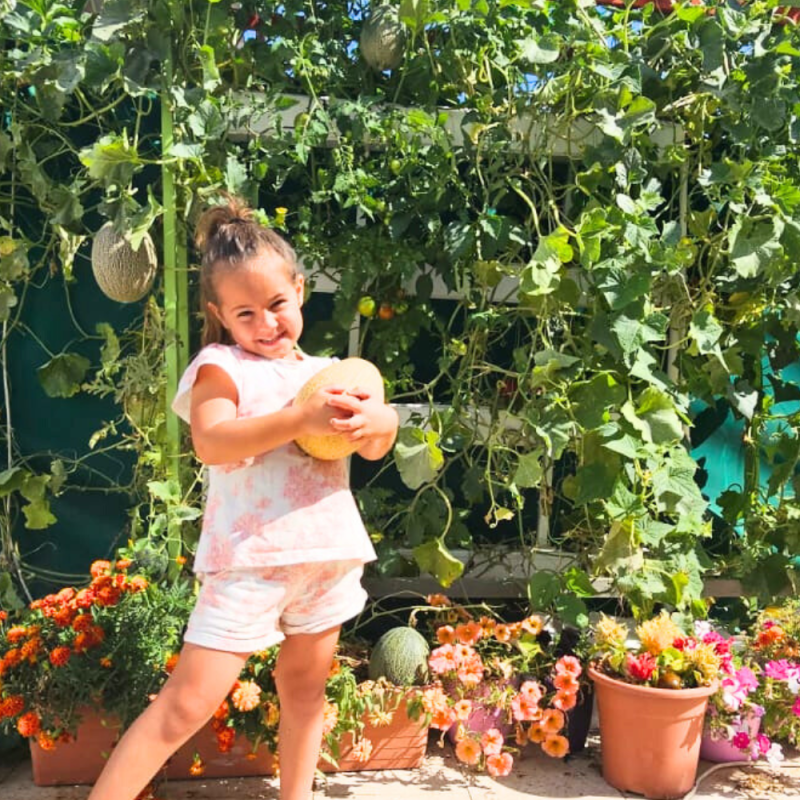 ילדים מגדלים הידרופוני