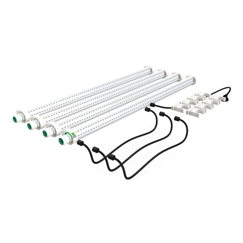 ערכת תאורת גידול LED מתקדמת למערכות הידרופוניות אנכיות NFT Indoor  – רוחב 1.2 מטר