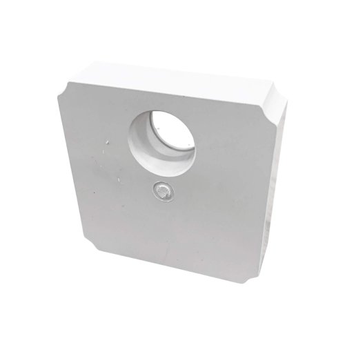 פקק סוף עם יציאה 32 מ"מ לתעלת גידול NFT מרובעת 100*100 מ"מ