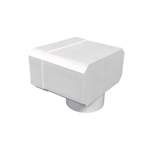 זווית UPVC לבן לתעלת גידול הידרו מלבנית 100X50 מ"מ בשיטת NFT