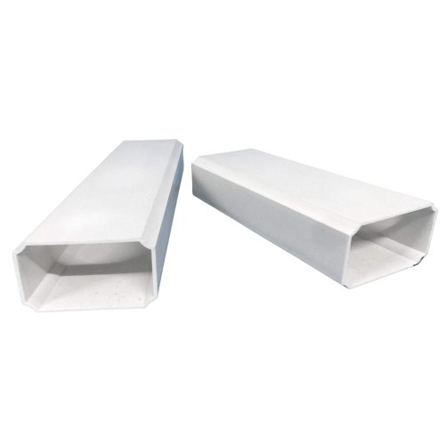 תעלת גידול NFT מלבנית 100*50 מ"מ אורך 4 מטר ללא פתחים