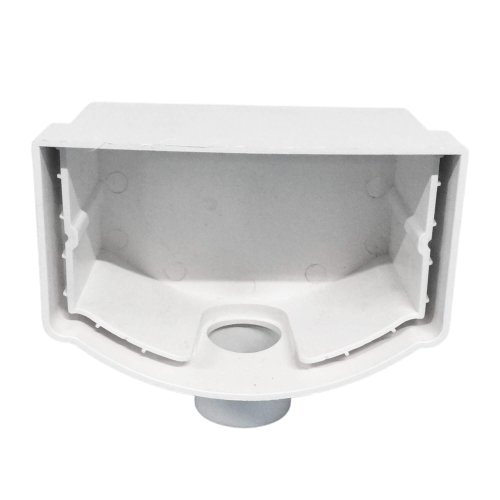 פקק עם יציאה 32 מ"מ לתעלת גידול NFT קמורה 120*80 מ"מ