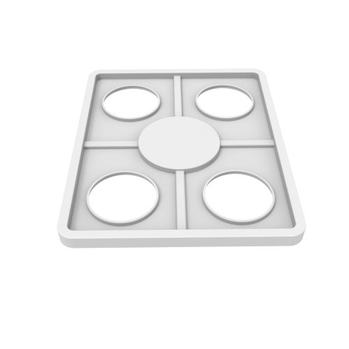 מכסה דלי הולנדי (באטו באקט) - 4 פתחי שתילה בקוטר 3"