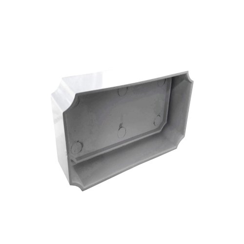 פקק סוף 75*50 מUPVC לבן לתעלה מלבנית